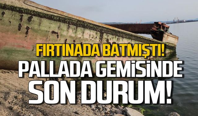 Fırtınada batmıştı! Pallada gemisinde son durum!