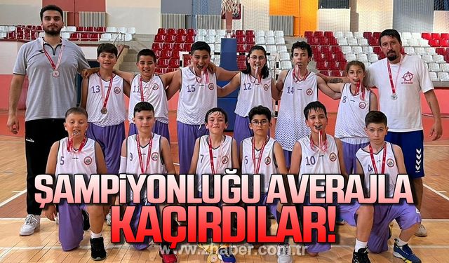 Kdz. Ereğli Belediyespor averajla şampiyonluğu kaçırarak ikinci oldu!