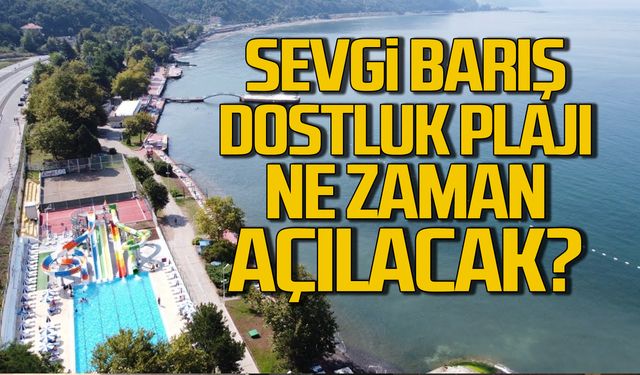 Sevgi Barış Dostluk plajı ne zaman açılacak?