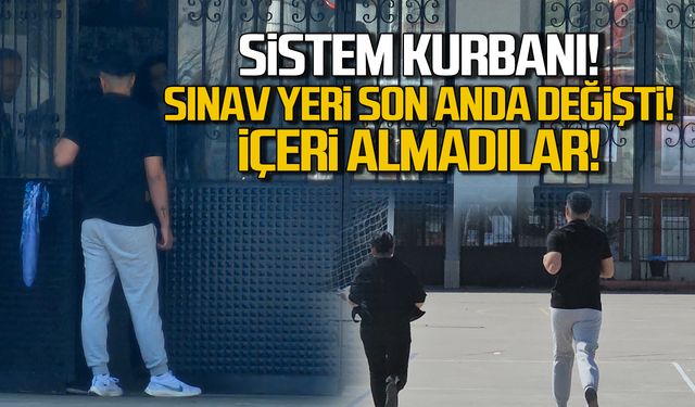 Sınav yerini değiştirdiler! Eski hükümlü sınava alınmadı!