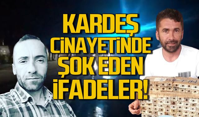 Kardeş cinayetinde şok eden ifadeler!