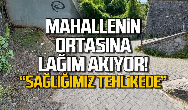 Mahallenin ortasına lağım akıyor! "Sağlığımız tehlikede!"