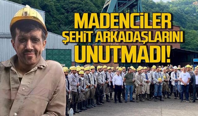 Madenciler Tavfik Soy'u unutmadı