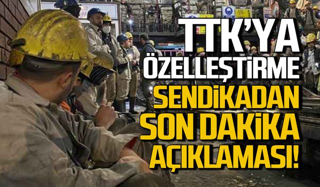 TTK'ya özelleştirme! GMİS'ten son dakika açıklaması!