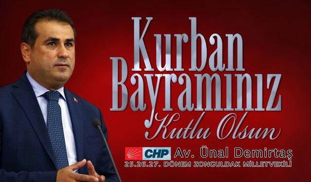 Ünal Demirtaş'tan 2024 Kurban Bayramı mesajı