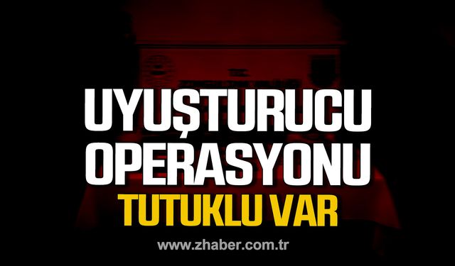 Devrek'te uyuşturucu operasyonu! Tutuklu var!