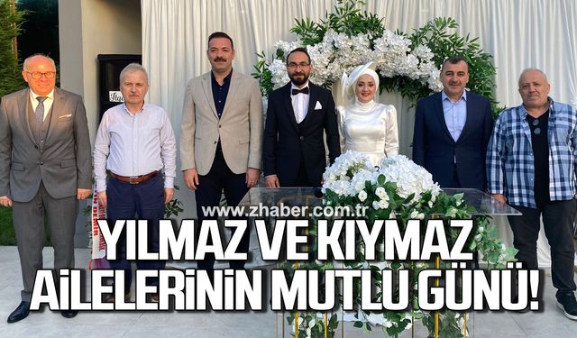 Yılmaz ve Kıymaz ailelerinin mutlu günü!