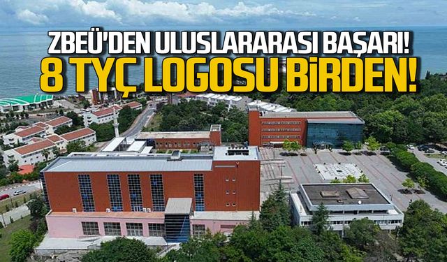 ZBEÜ'den uluslararası başarı! 8 TYÇ logosu birden!