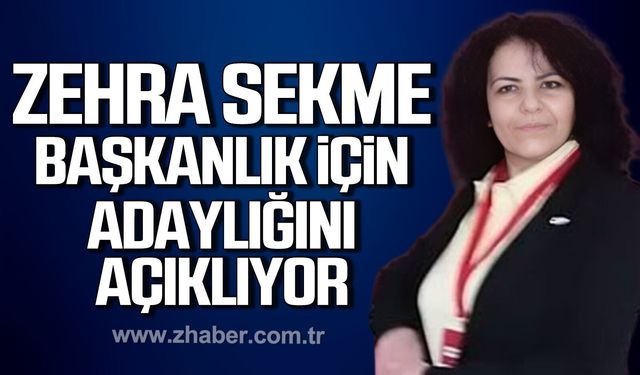 Zehra Sekme CHP Merkez İlçe Kadın Kolları Başkanlığı seçiminde adaylığını açıklıyor!