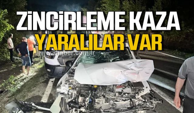 Bartın’da zincirleme kaza! Yaralılar var!