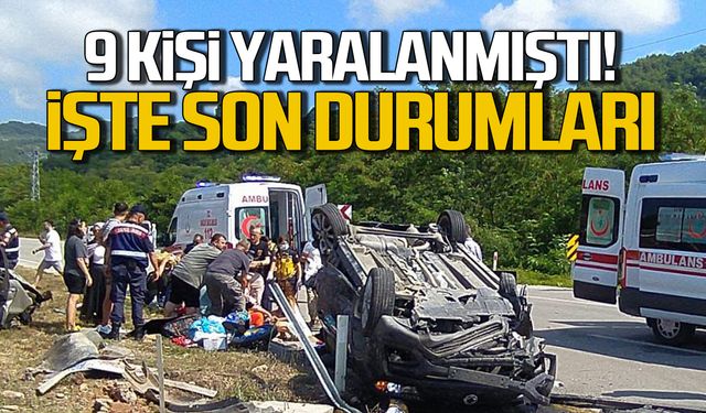 Düğün çıkışı kazada yaralanan 9 kişiden haber var!