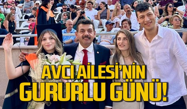 Muammer Avcı'nın kızı Zeynep Avcı mezun oldu!