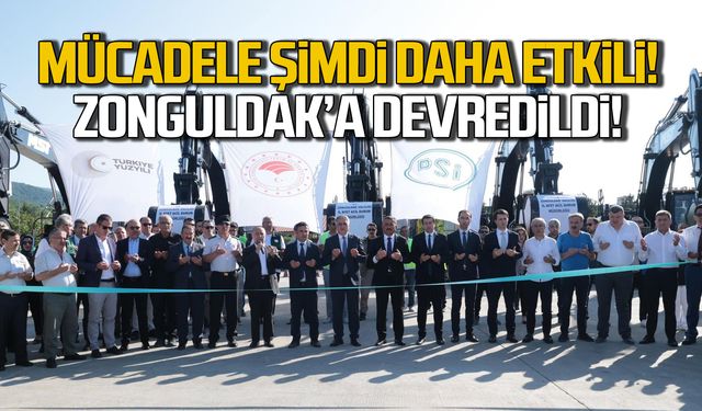 AFAD'dan Zonguldak'a 8 iş makinesi! Taşkınla mücadele şimdi daha etkili!