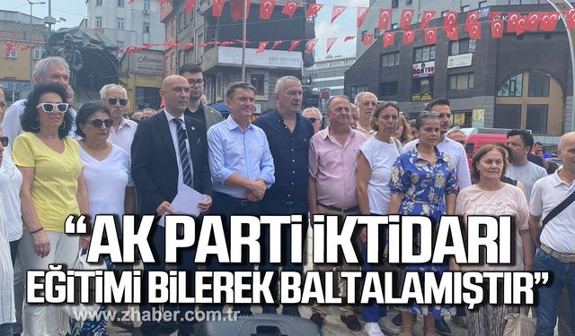 CHP'den sesler yükseldi! "Ak Parti iktidarı eğitimi bilerek baltalamıştır"