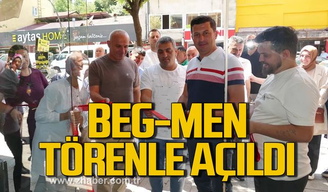 BEG-MEN Erkek Giyim Mağazası törenle açıldı!