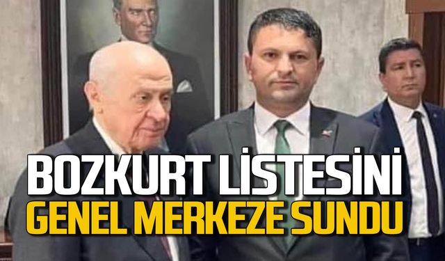 Bayram Bozkurt yönetim kurulu listesini genel merkeze sundu!