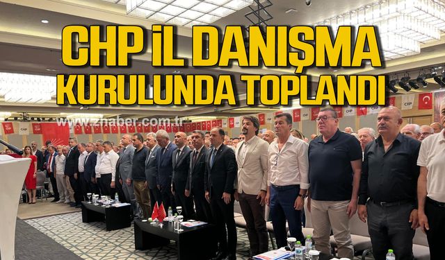 CHP İl Danışma Kurulunda toplandı!