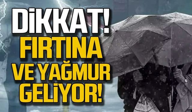 Zonguldak için yeni uyarı! Fırtına ve yağmur geliyor!