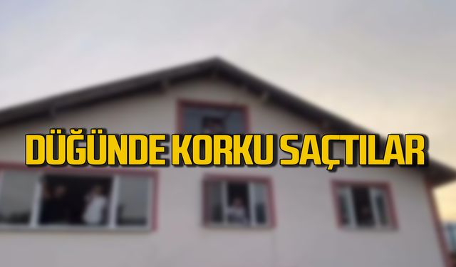 Düğünde havaya ateş açanların görüntüsü ortaya çıktı