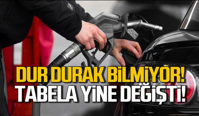 Dur durak bilmiyor akaryakıtta tabela yine değişti