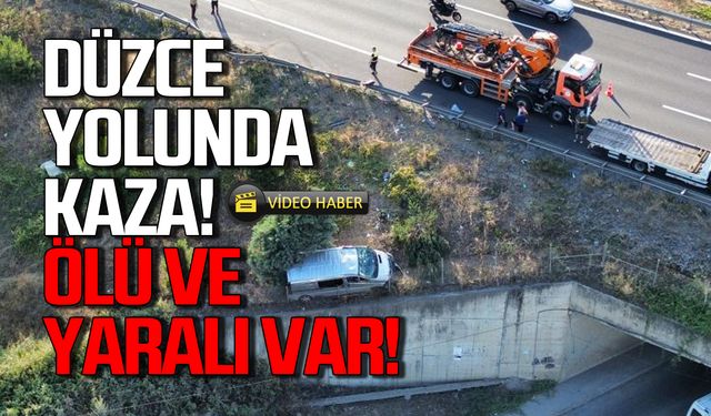 Düzce yolunda kaza! Ölü ve yaralılar var!