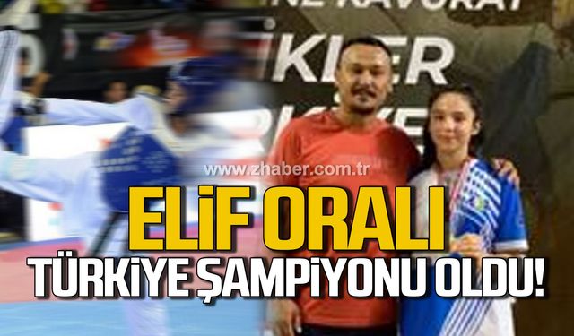 Elif Oralı, Türkiye Şampiyonu oldu!