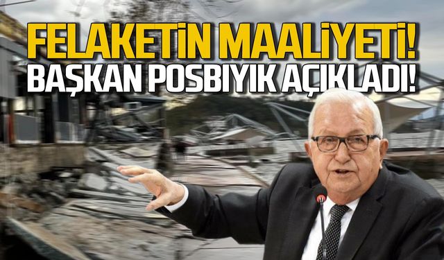 Felaketin Kdz. Ereğli Belediyesine maliyeti, 300 milyon lira