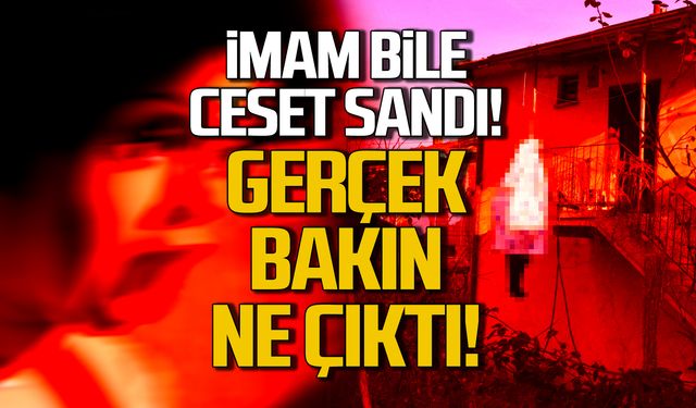 İmam bile ceset sandı! Gerçek bakın ne çıktı!