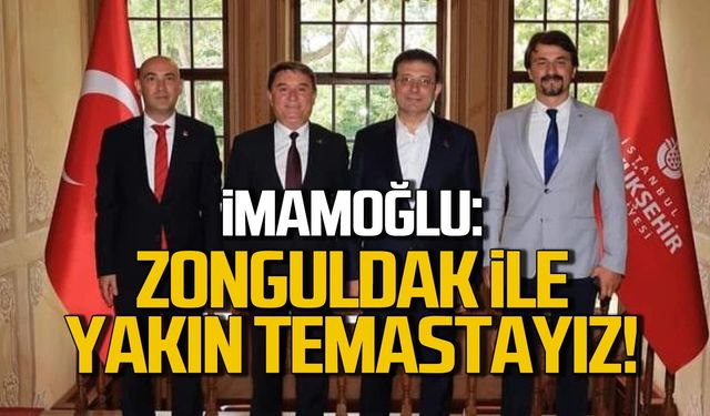 İmamoğlu'ndan Zonguldak'a selam