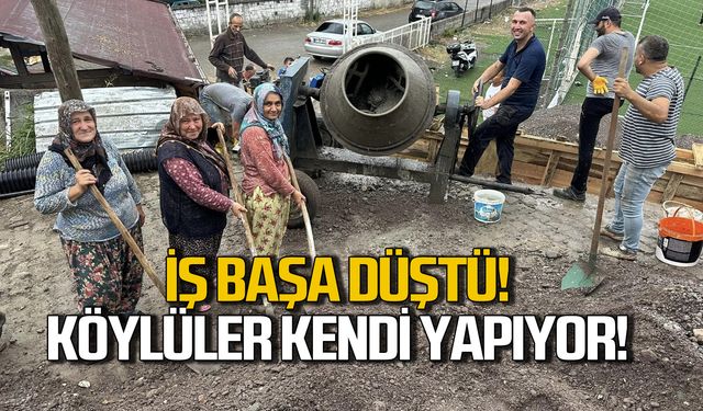 Alaplı Çatak Köyü'nden dayanışma örneği