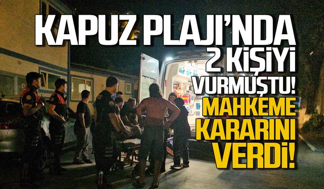 Kapuz'da iki kişiyi vuran plaj müdürü hakkında şok karar!