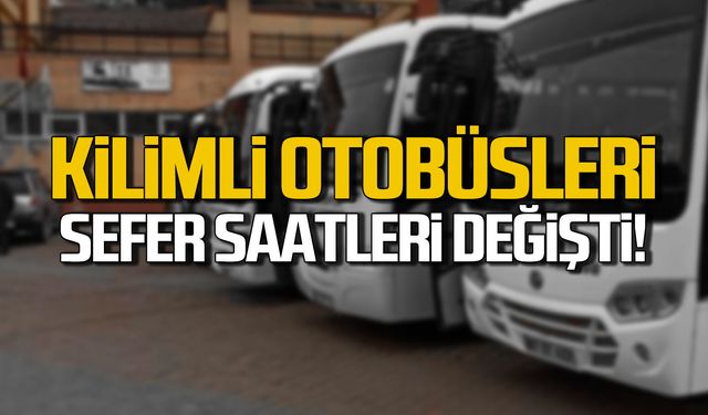 Kilimli–Zonguldak hafta içi otobüs sefer saatleri güncellendi!