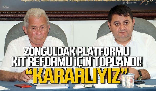 Zonguldak Platformu KİT reformu için toplandı!