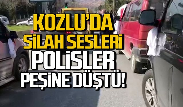 Kozlu'da silah sesleri! Polis magandaların peşine düştü!