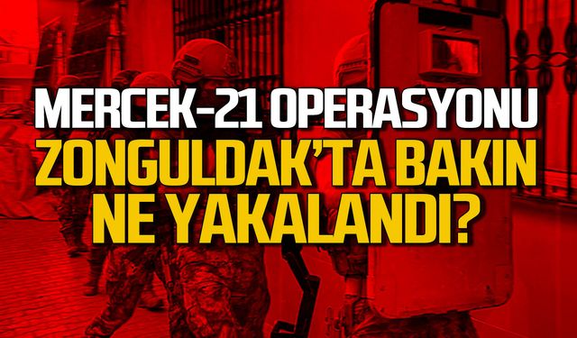 Silah Kaçakçılarına 75 ilde ''Mercek-21'' operasyonu! Zonguldak şehirler arasında!