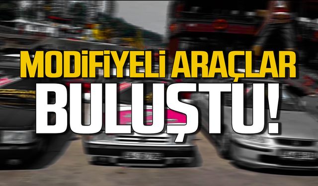 Düzce'de modifiyeli araç festivali!