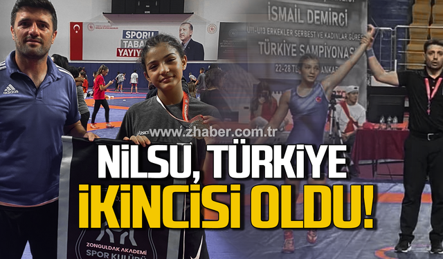 Nilsu Öztürk Türkiye ikincisi oldu!