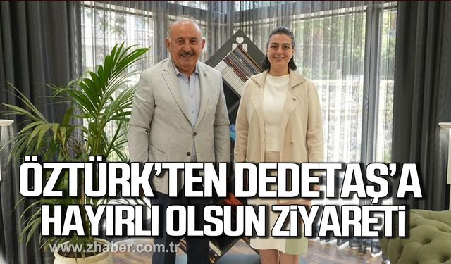 Vedat Öztürk'ten Sinem Dedetaş’a hayırlı olsun ziyareti!