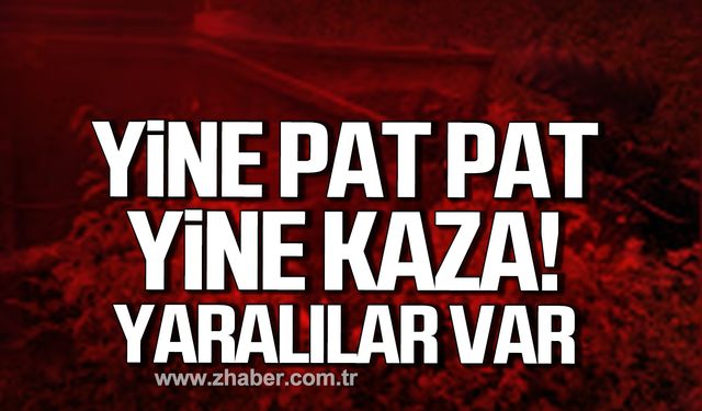 Alaplı'da pat pat kazası! Yaralılar var!