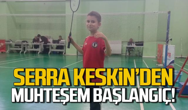 Zonguldaklı Milli sporcu Serra Keskin, Youth Open Badminton Uluslararası turnuvaya muhteşem başladı.