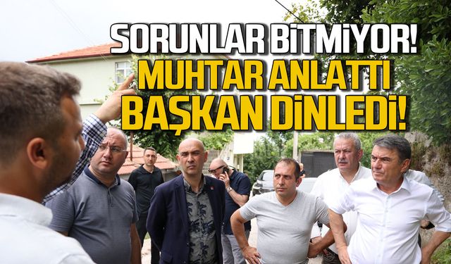 Tepebaşında sorunlar bitmiyor! Muhtar anlattı başkan dinledi!