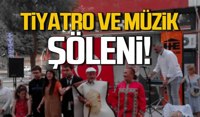 Kilimli Halkevi'nde tiyatro ve müzik şöleni coşkusu