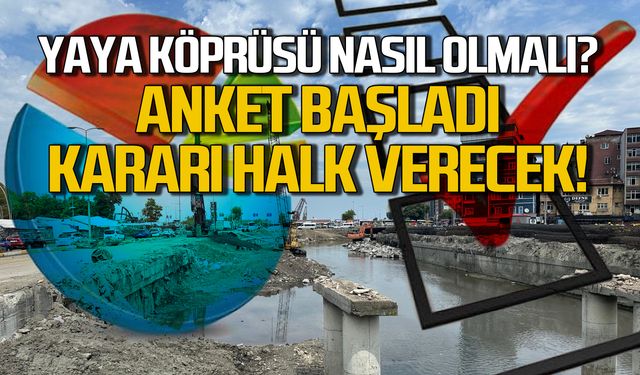 Zonguldak'ta Acılık Yaya Köprüsü sizce hangisi olmalı?