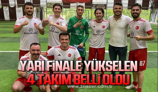 Alaplı Kurumlar arası futbol turnuvasında 4 takım yarı finale yükseldi!