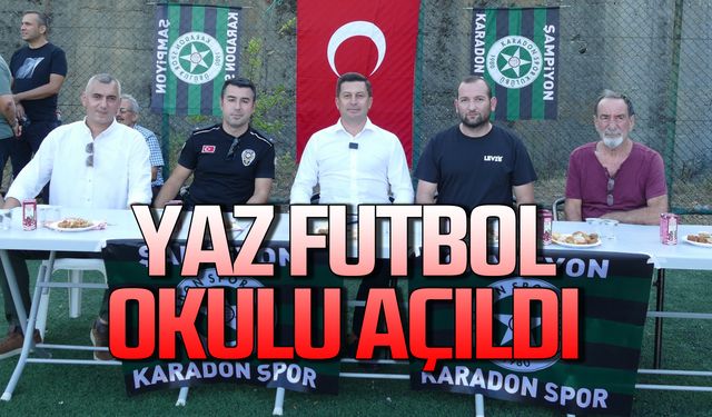 Yaz futbol okulu açıldı!..