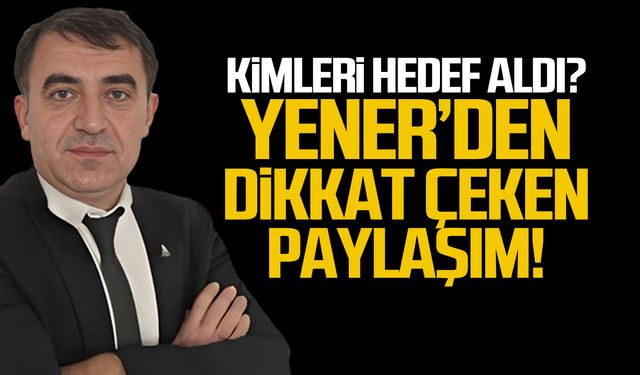 Kimleri hedef aldı? Muharrem Yener'den dikkat çeken paylaşım!