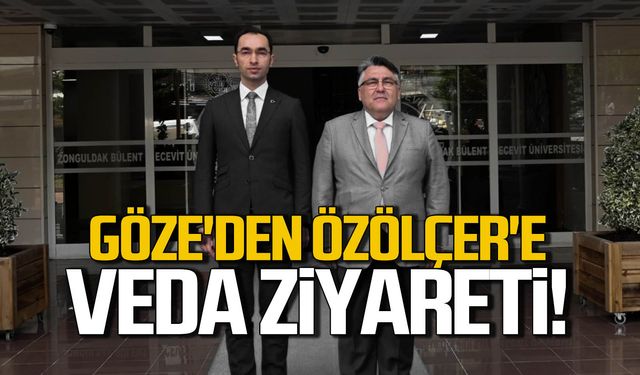 Mehmet Göze Prof. Dr. İsmail Hakkı Özölçer’e veda ziyaretinde bulundu!