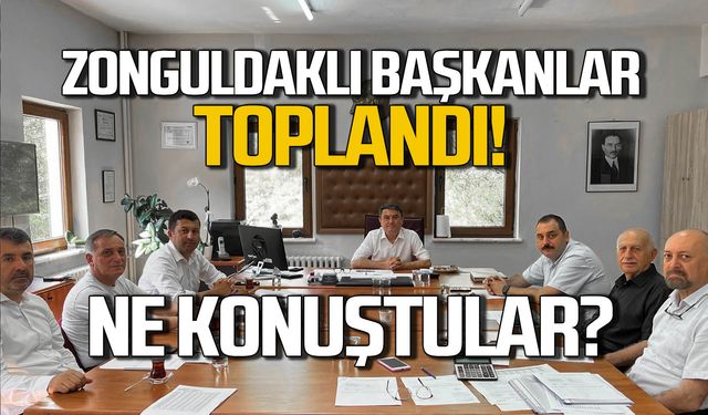 Zonguldak Metropolitan Belediyeler Birliği toplandı! Stratejik planlar masada!