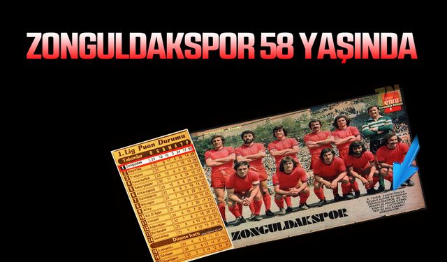 16 Temmuz 1966 tarihinde kurulan Zonguldakspor 58. Yaşında!