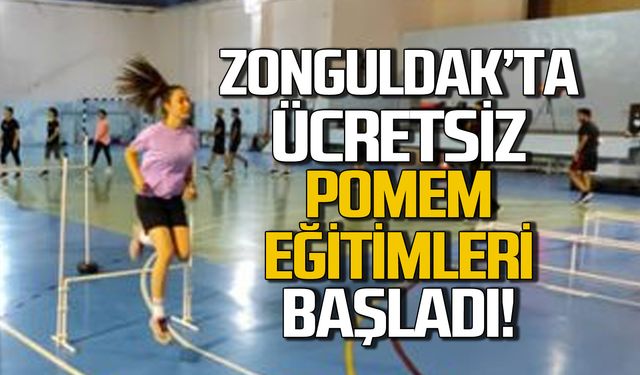 Zonguldak'ta ücretsiz POMEM eğitimi başladı